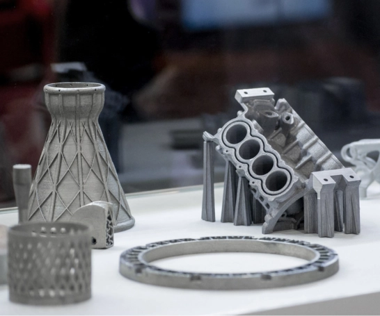 impressão 3D em metais peças de carro