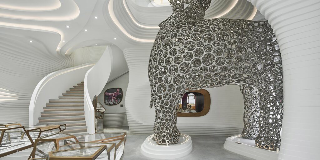 impressão 3D em metais esculturas