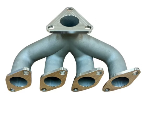 impressão 3D em metais imagem com exemplos da impressão 3D em metais : cano de descarga carro