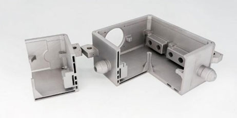 impressão 3D em metais imagem com exemplos da impressão 3D em metais : caixas de passagem para instalação eletrica