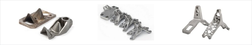 banner com 3 imagens de peças de metais otimizadas