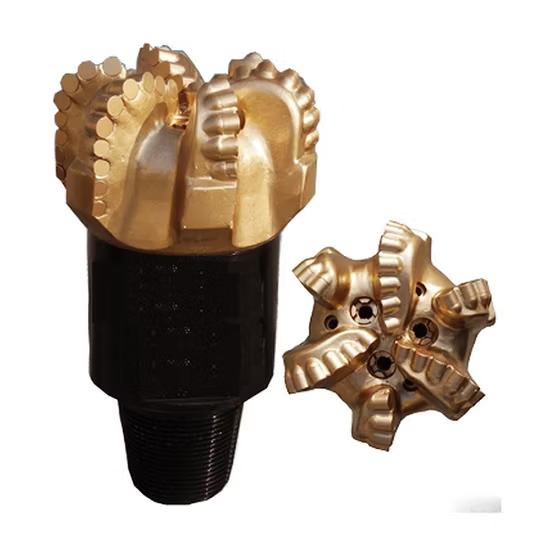 impressão 3D em metais imagem de broca para perfuração de petroleo em 3D de metais vista frontal e superior