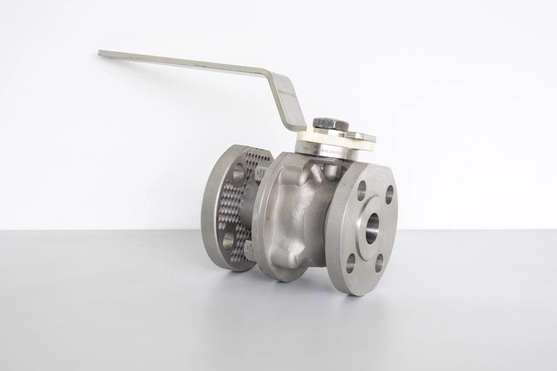 impressão 3D em metais imagem de válvula de alta pressaão para tubulações industriais em 3D metais