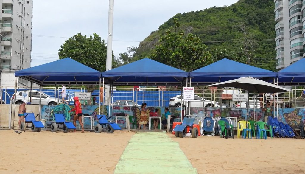 Assistir à reportagem da TVE Espírito Santo sobre o Projeto Praia Legal na Praia da Sereia, em Vila Velha (ES)